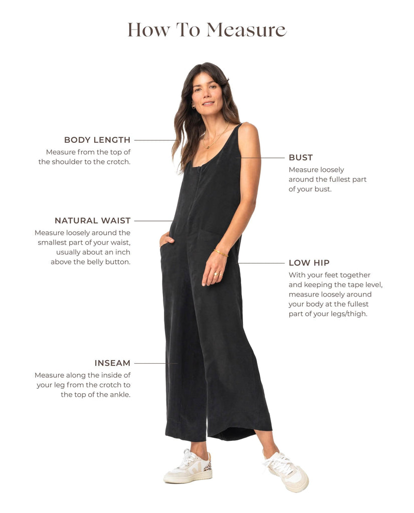 How to measure your body for the Mirage Jumpsuit