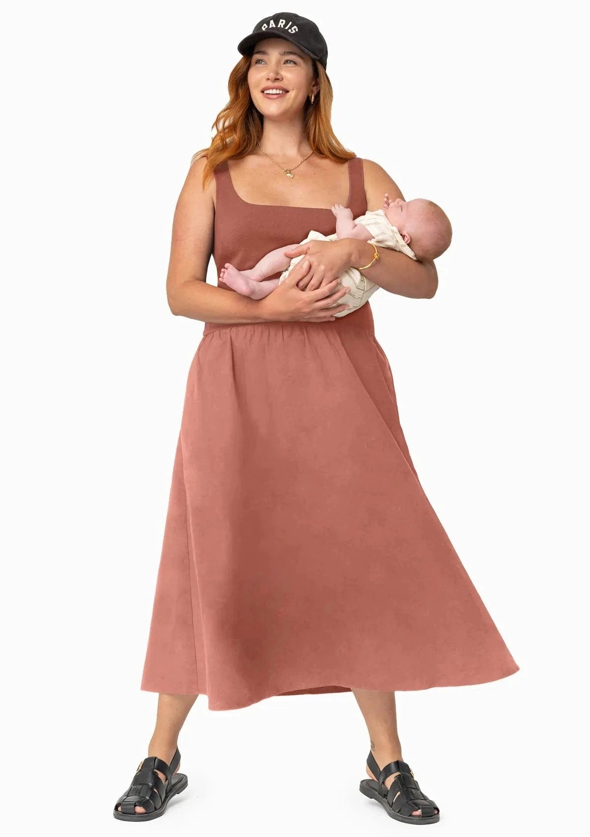 Illusion Dress - Desert Rose